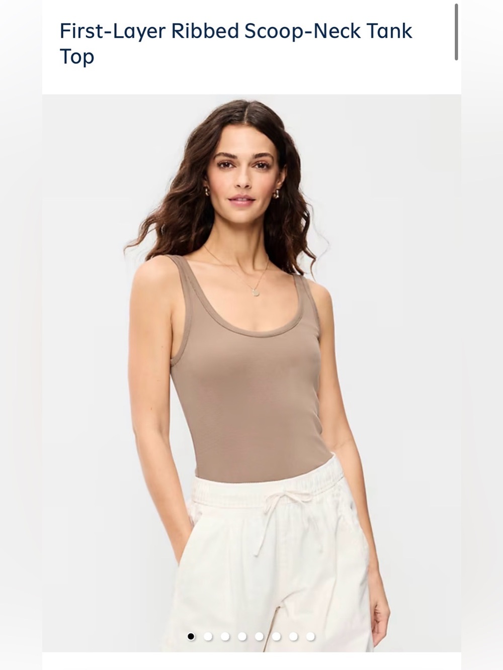 Bundle First-Layer Ribbed Scoop-Neck Tank Top - Picture 3 of 4